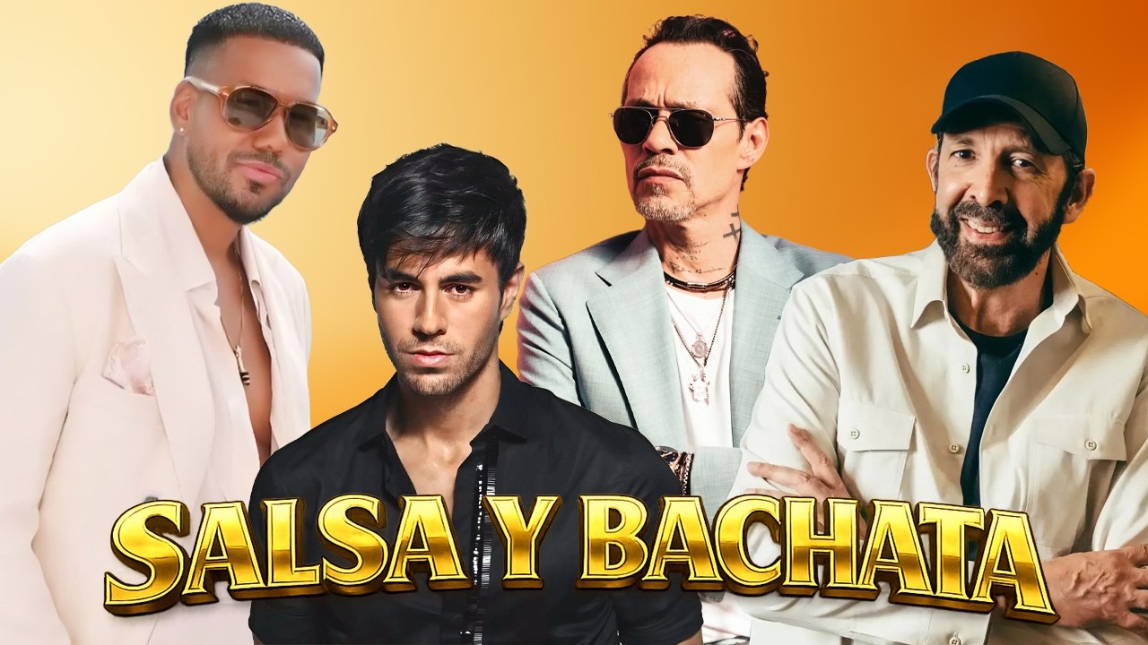 JUAN LUIS GUERRA, MARC ANTHONY, ROMEO SANTOS, ENRIQUE IGLESIAS, PRINCE ROYCE SALSA Y BACHATA EXITOS