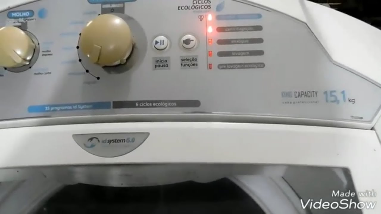 Lavadora GE piscando painel durante o ciclo! Dicas para diagnóstico!