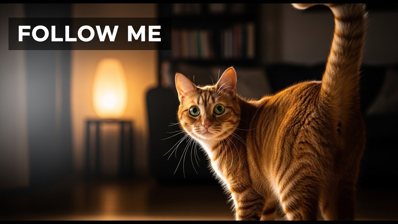 Why Your Cat Walks Away Then Looks Back at You | Cat Behaviors