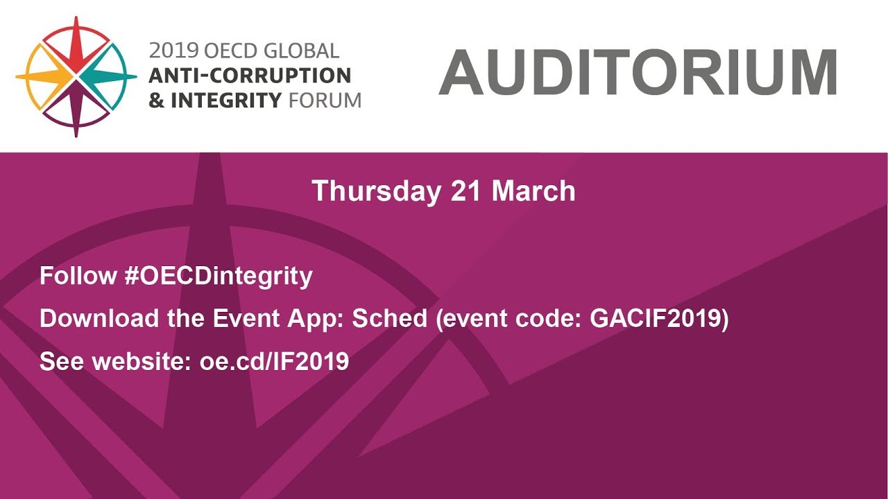 2019 OECD Anti-Corruption & Integrity - Auditorium