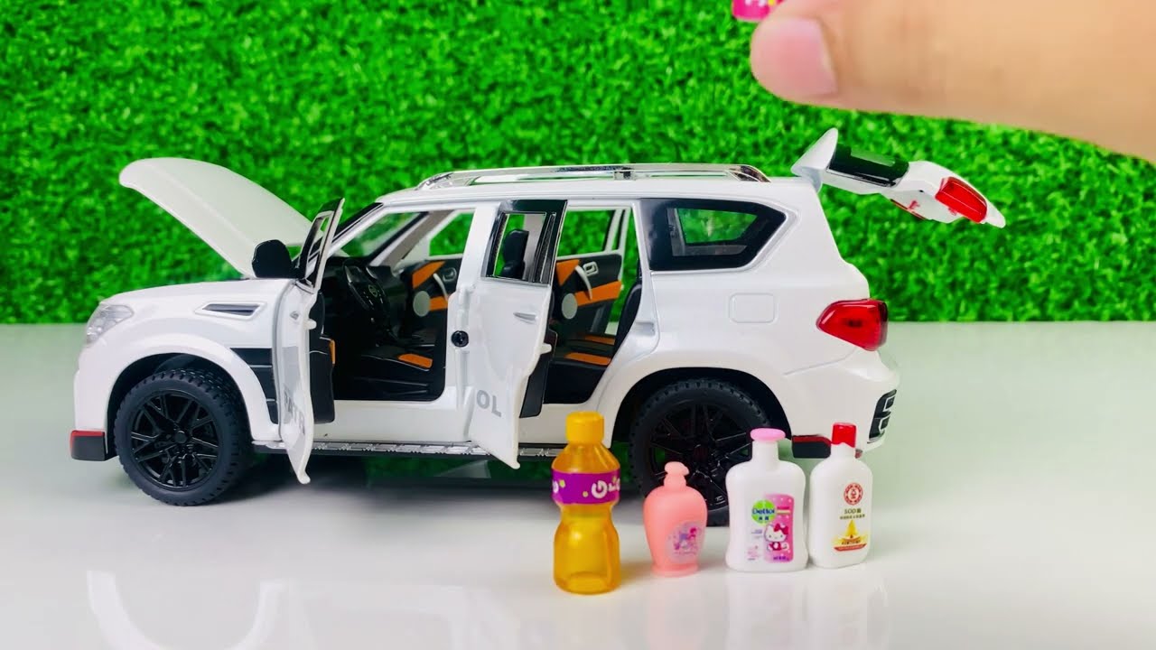 Unboxing Nissan Patrol Most Realistic 1/24 Scale Mini SUV Miniature Diecast Car