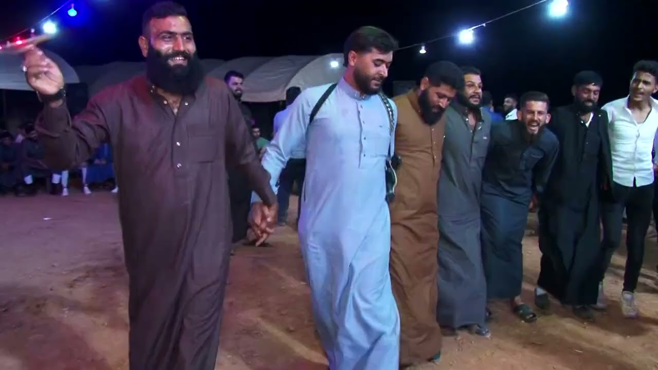 الفنان منير الفراتي ومعن المجروح من افراح البطوش قرية برلهين العريس محمد زين مدين العمر الجزء 5