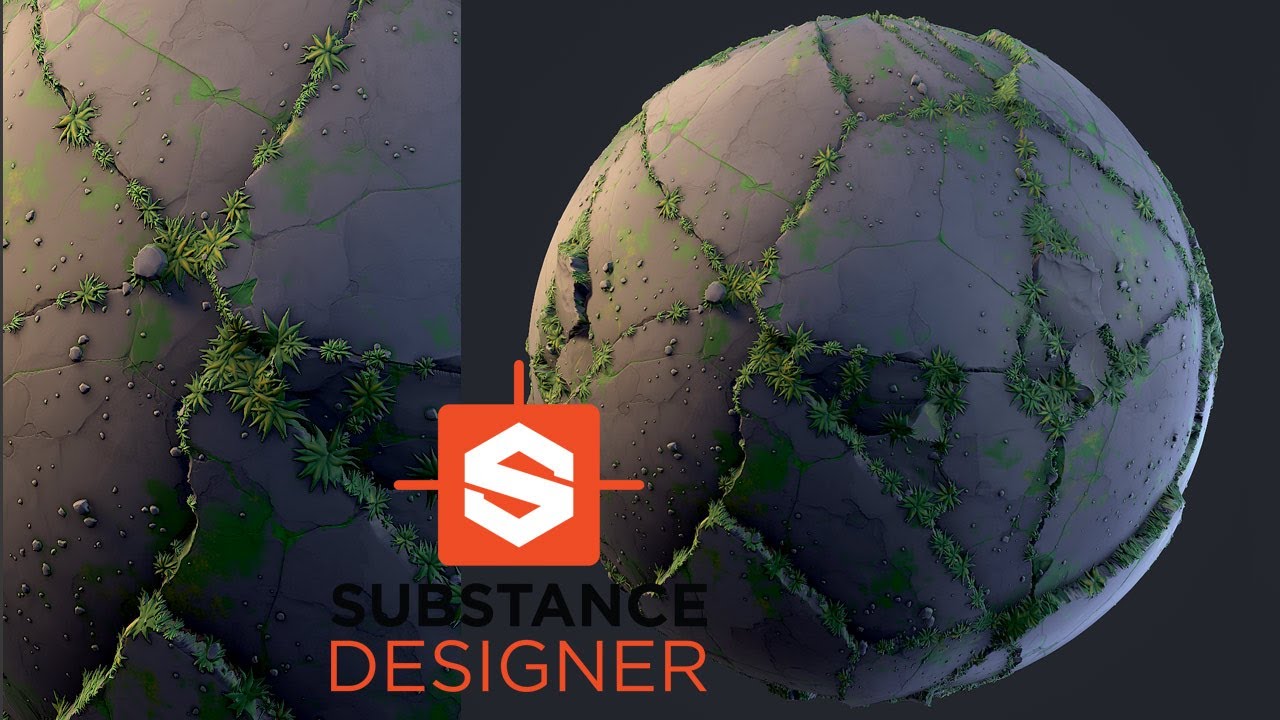 Создание стилизованного материала для каменного пола с трещинами в Substance Designer