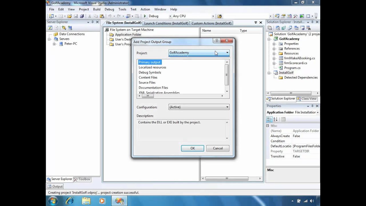 Visual Studio 2008 Deployment