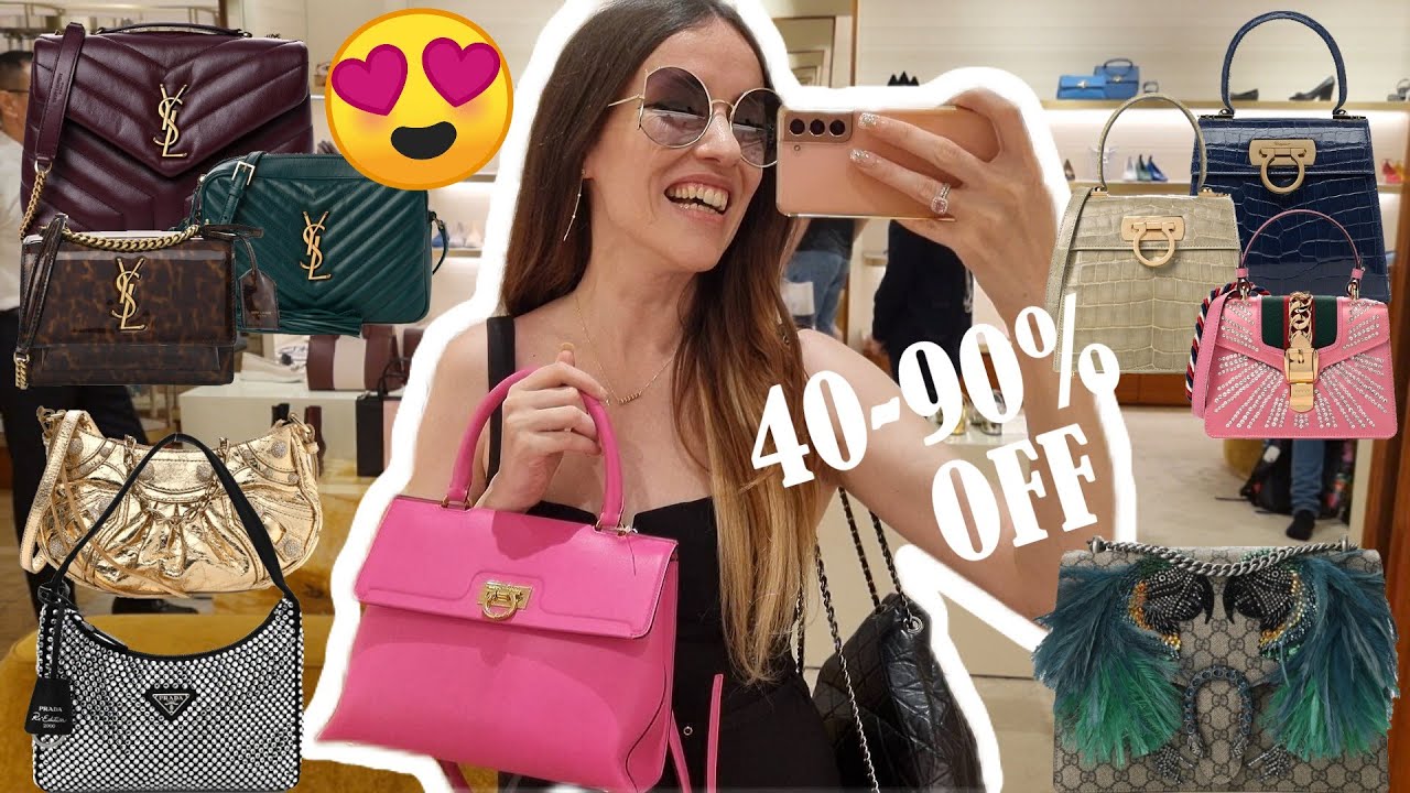 😍 LUXURY OUTLET SHOPPING VLOG 😍 @ Bicester Village - GUCCI, DIOR, SAINT LAURENT, SALVATORE FERRAGAMO