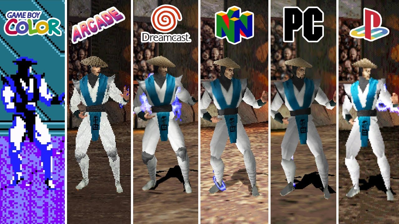 Mortal Kombat 4 (1997) GBC vs Arcade vs Dreamcast vs N64 vs PC vs PS1 (Which One is Better?)