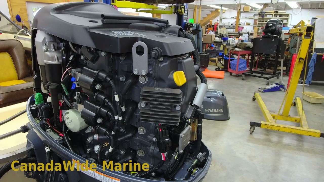 Yamaha Four Stroke 50 л.с. Как заменить масло и фильтр, очень подробно.