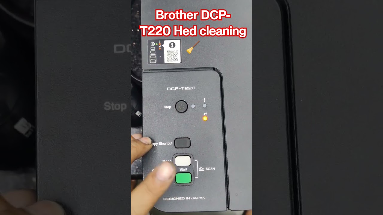 Brother DCP- T220 T-420 T-820  Hed cleaning Full Cleaning butto Full Reset button #brother #service