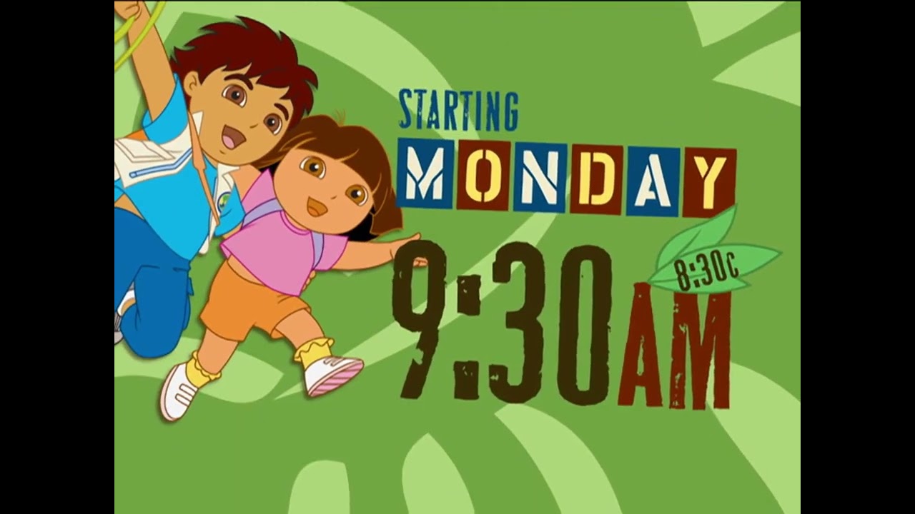Nickelodeon Playdate - GDG "Featuring Dora" Promos (June 2009)