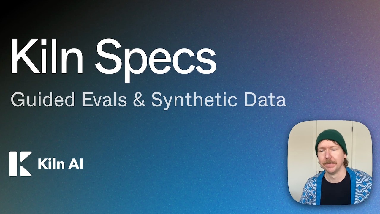 Kiln Specs: AI Evals in Under 5 Minutes