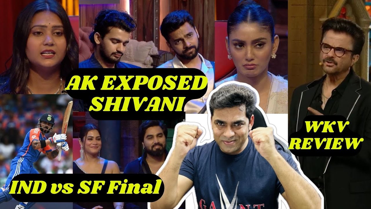 Bigg Boss OTT3 WKV Review: Anil Kapoor EXPOSED Shivani,  India beat South Africa by in T20 world cup