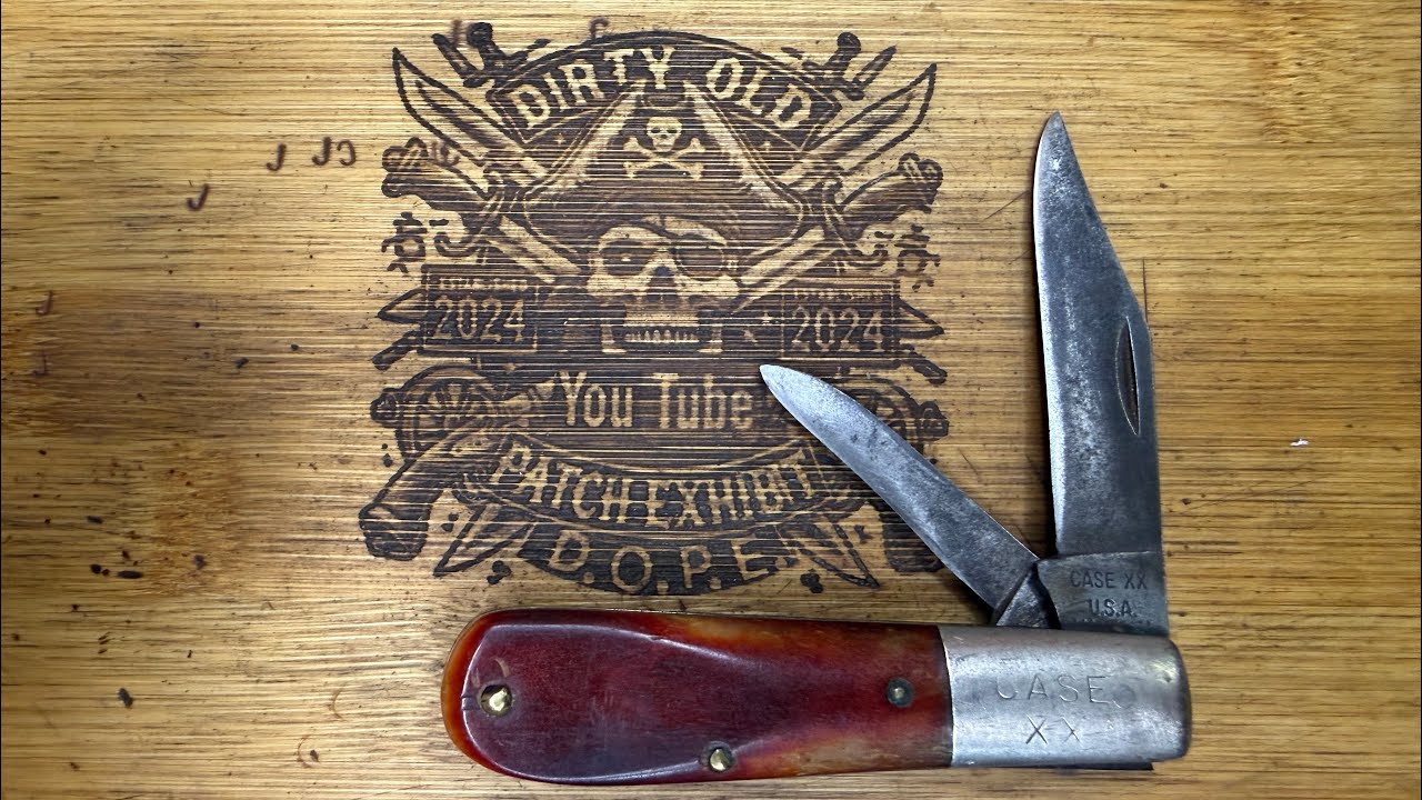 eBay unboxing Another 1970 10 Dot case XX red bone Barlow knife 
