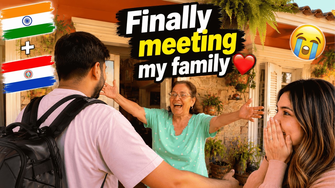 Rishi goes to my house to meet my parents! 🤩 He also wanted to try some local food in Paraguay 🇵🇾