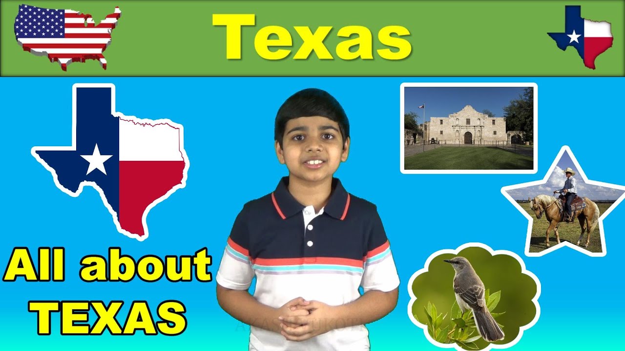 TEXAS | Learn 50 States of the USA | Learn About Texas | Interesting and Fun Facts