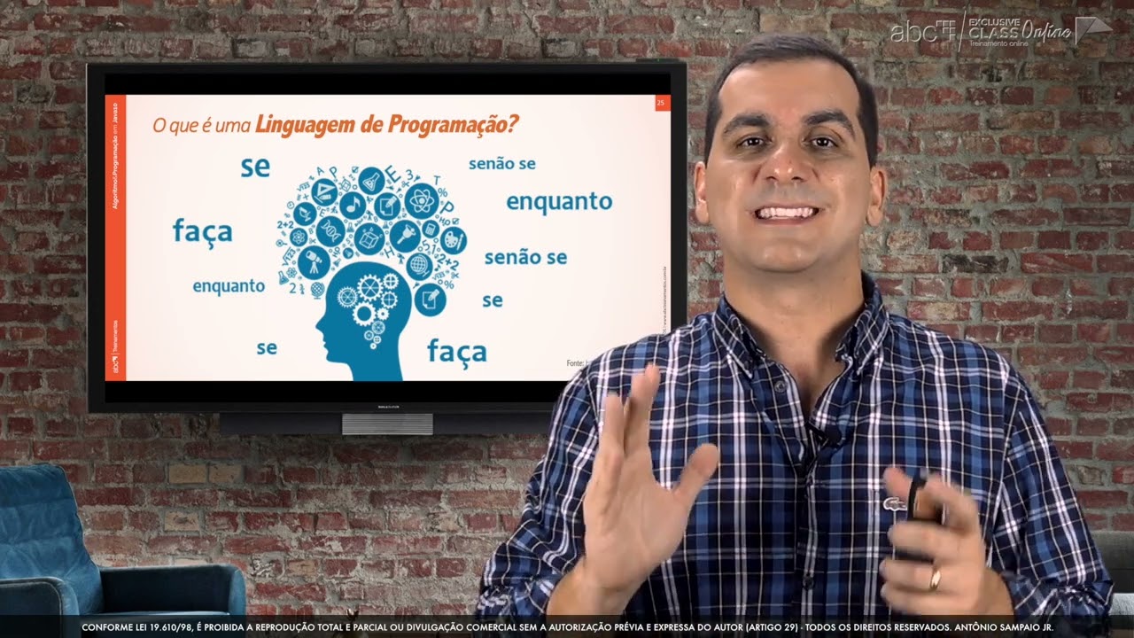 Curso 01: Algoritmos & Programação em JAVA 21 - Unidade 1 - O que é Ling de Programação? (vídeo 04)