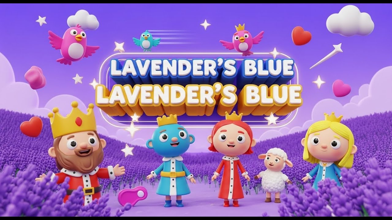 Lavender's Blue Dilly Dilly | Popular Nursery Rhymes & Kids Songs | 247funlearn
