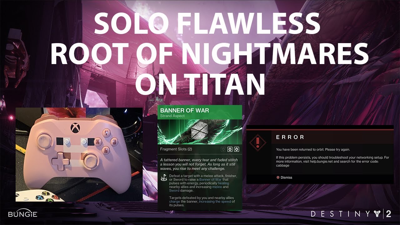 Solo Flawless Root of Nightmares on Titan | Season of the Witch