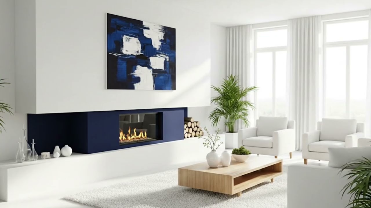 🔥Luxury Modern Fireplace | Fire Ambience | Fireplace Deluxe