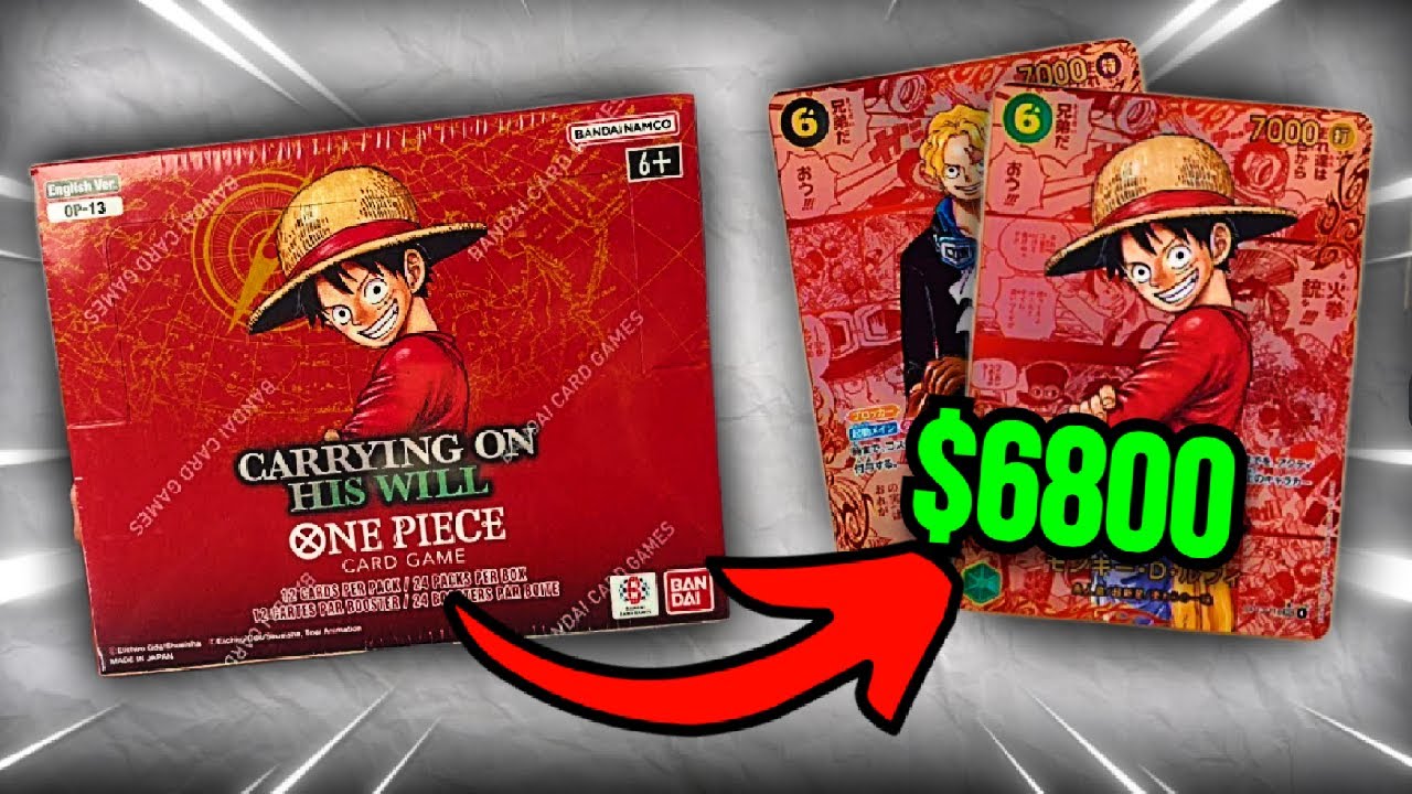 My first Hit From OP-13! (One Piece Card Game)