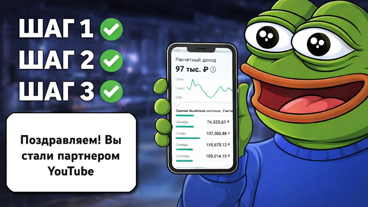 Сколько платит Ютуб в 2026 и как вывести деньги? Гайд на монетизацию