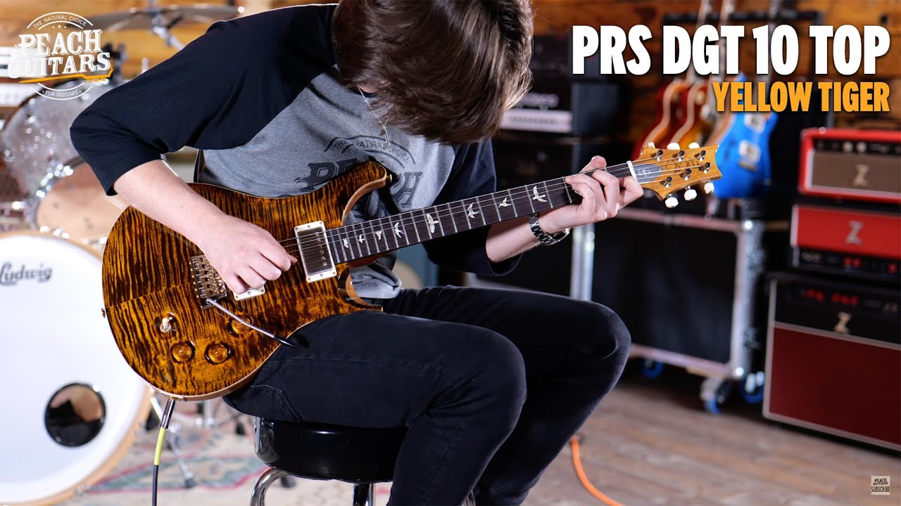 No Talking...Just Tones | PRS DGT 10 Top Yellow Tiger