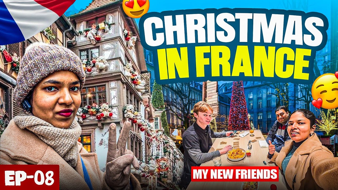 Solo in Strasbourg Christmas Market 🎄❄️ | Most Beautiful Christmas Market in France | Tamil Travel