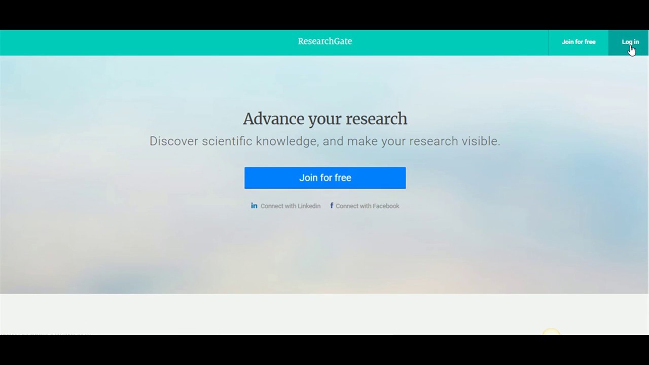شرح لموقع Research Gate للباحثين وطلبة الدراسات العليا