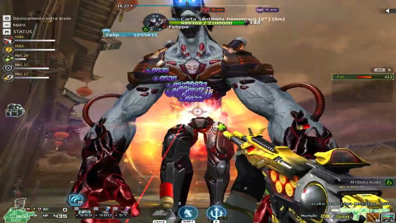 game play liga metalica mapa plano divino#crossfirebr #crossfirechina #gamer