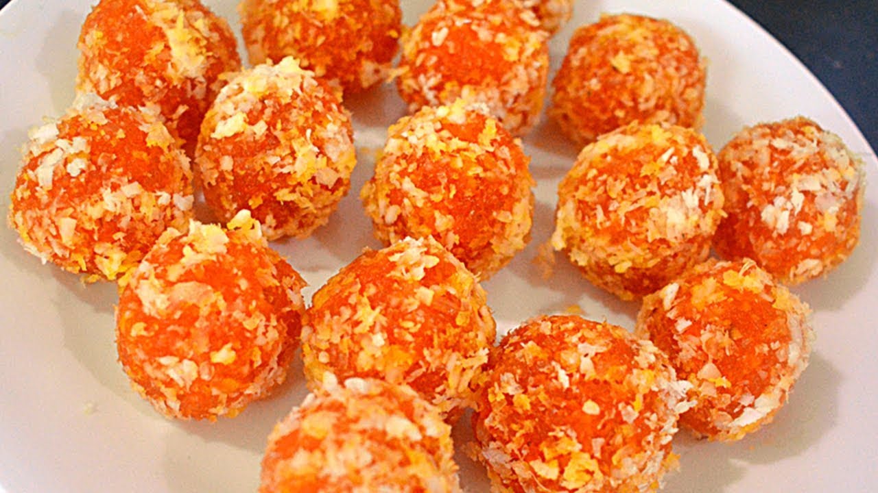 Delicious Coconut Carrot Ladoos | Quick Sweet Recipe