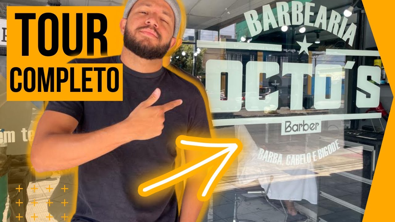 TOUR PELA DECORAÇÃO BARBEARIA OCTO'S