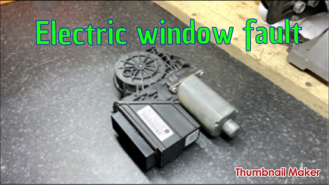 Vw t5 electric window fault