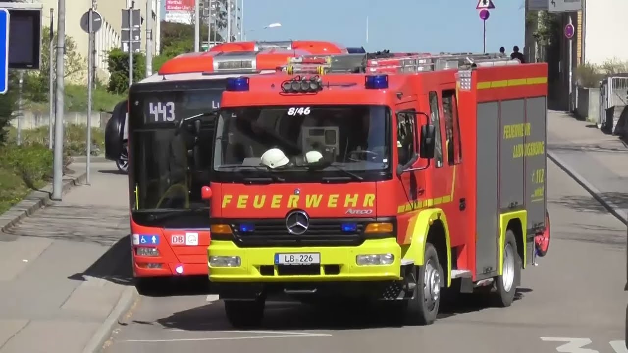 [Zimmerbrand im Krankenhaus] Feuerwehr-Einsatz in Ludwigsburg