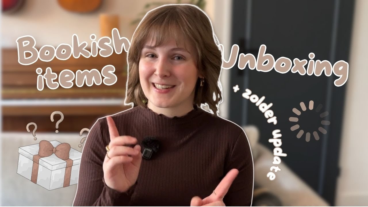 Bookish items unboxing 📚 | + zolder update 🔧