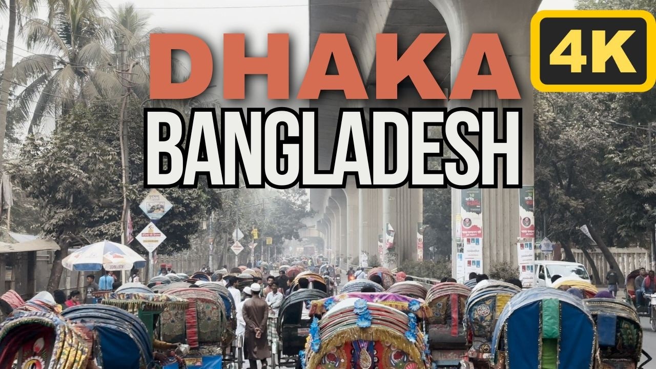 Dhaka Bangladesh - Oldest University! Street Walk Tour