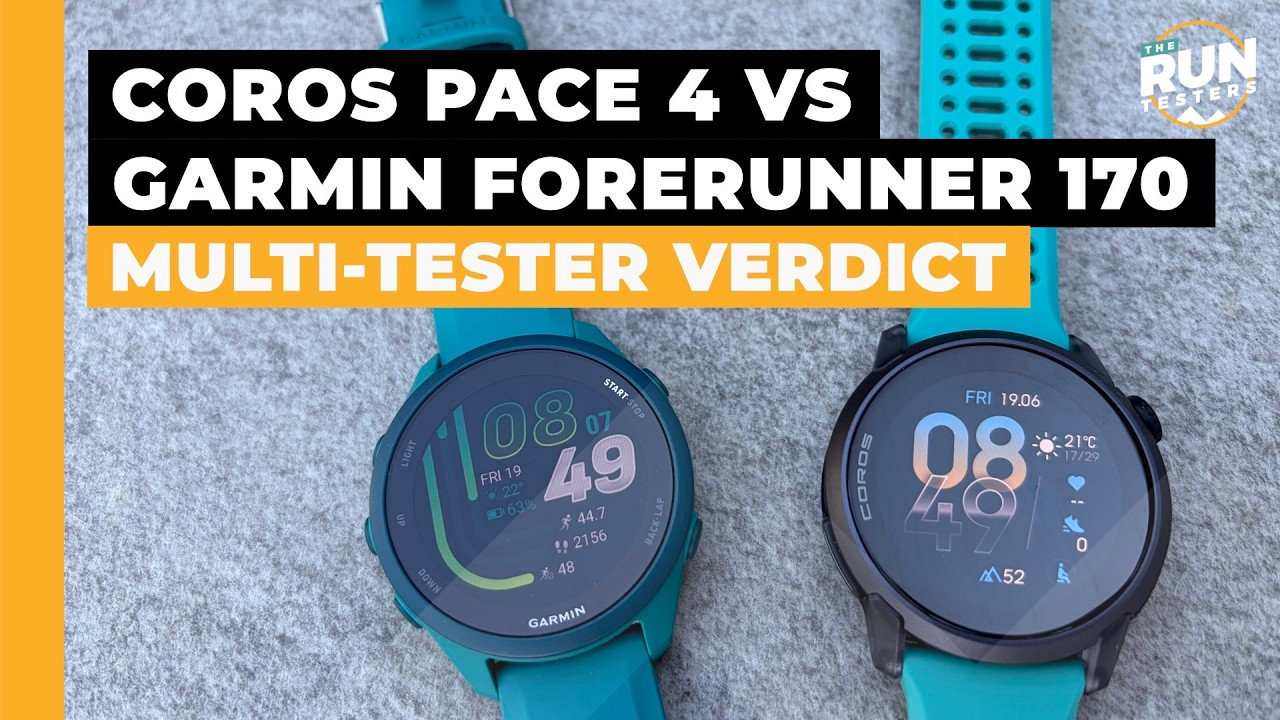 Garmin Forerunner 170 против Coros Pace 4: трое бегунов сравнивают лучшие часы для бега