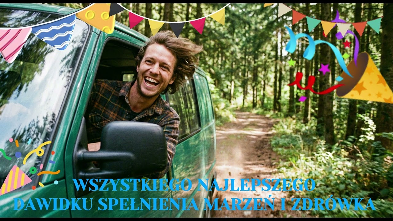 Wszystkiego najlepszego Dawidku | Życzenia od Filipka i Magdy