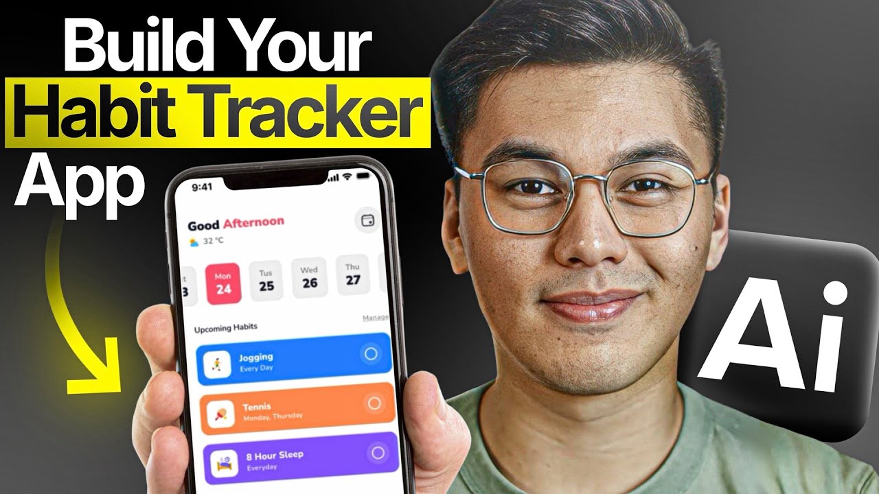 How to Make Your Own HABIT TRACKER App In 12 Minutes (No Code)