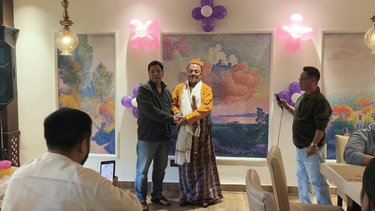 Farewell party of Shri JOMBA ETE, Head Assistant. PWD office Namsai Division.