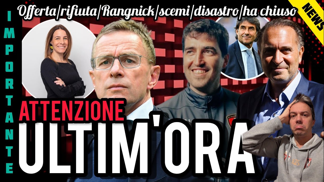 😱SENZA PAROLE✅OFFERTA UFFICIALE🤐RIFIUTA🫣RANGNICK🤬SCEMI❌HA CHIUSO❌DISASTRO MONTINI👿NON FATEVI FREGARE