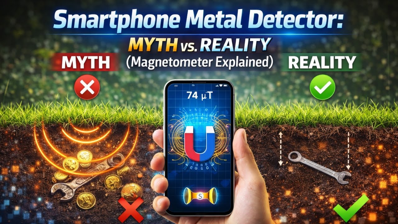 Smartphone Metal Detector: Myth vs. Reality (Magnetometer Explained)