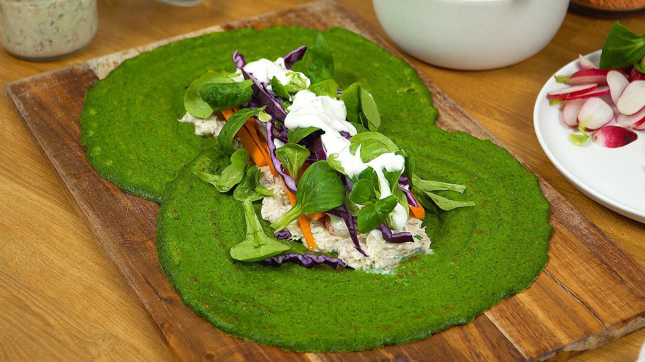 Des wraps aux épinards (oui oui, c’est même très bon !) 🍃