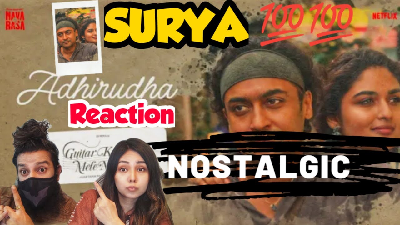 Couple Reaction|#Adhirudha | Guitar Kambi Mela Nidru| #Suriya| #PrayagaMartin |#Gauthammenon#Karthik