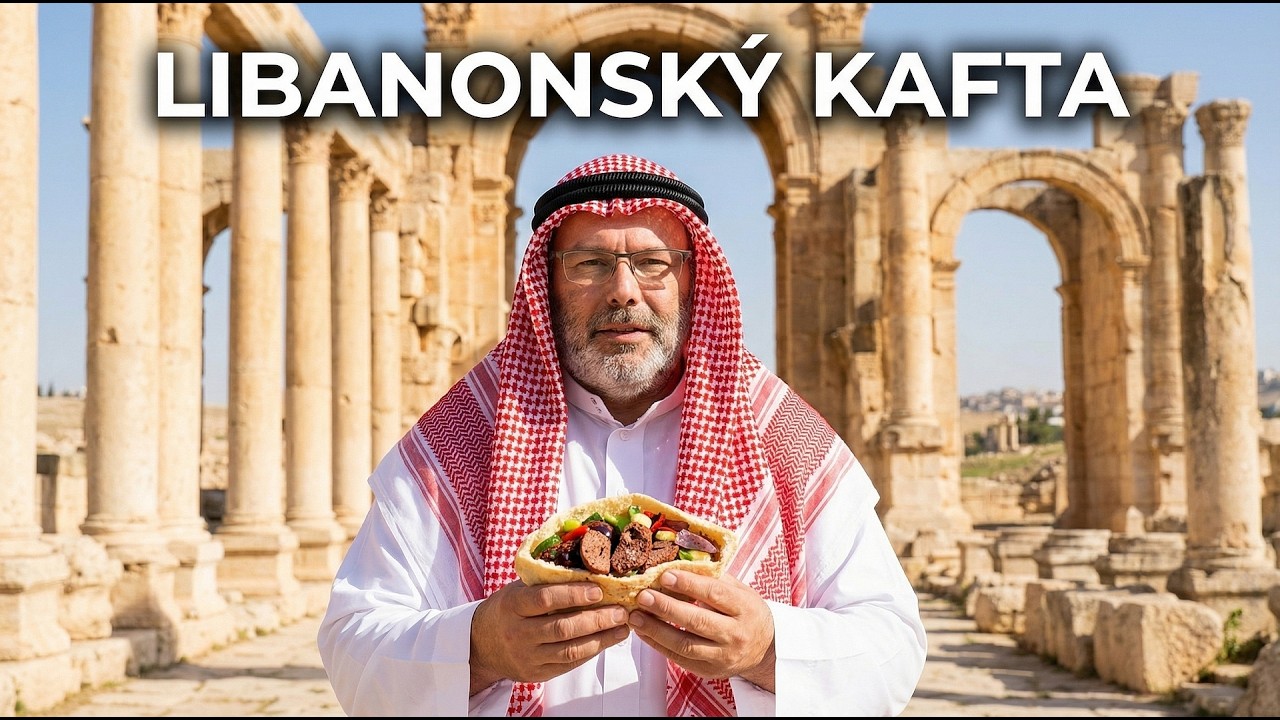 Tradiční Libanonský Kafta (Kebab) s domácí pitou, zkouším i virální kebab #524