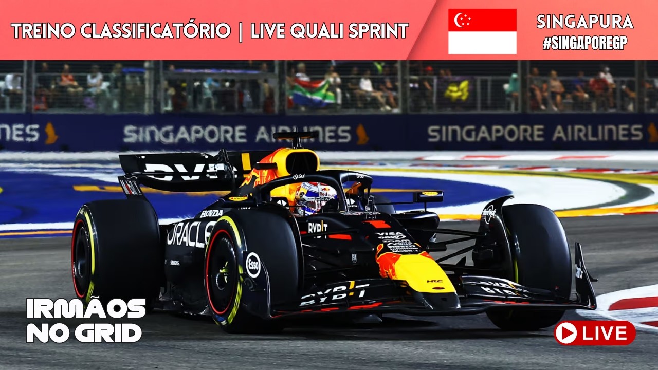 FORMULA 1 AO VIVO TREINO CLASSIFICAT&Oacute;RIO SPRINT SINGAPURA | SINGAPORE GP QUALIFYING 26 | LIVE TIMING
