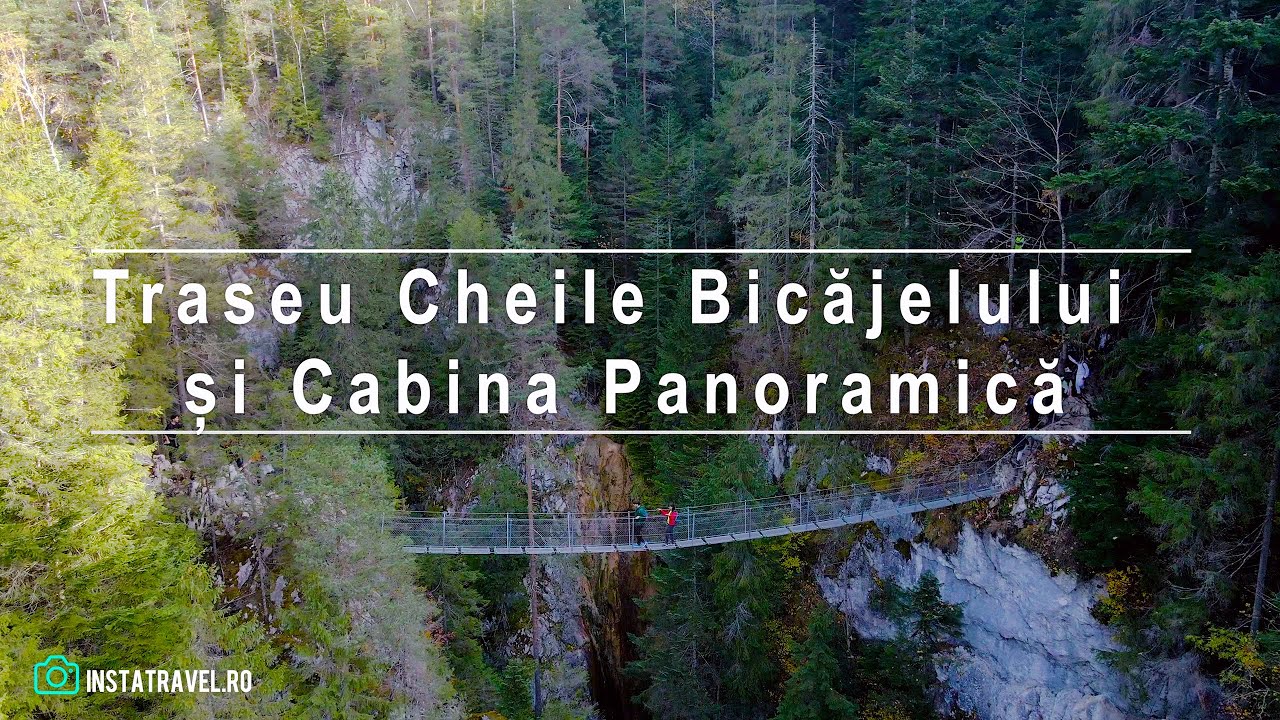 Traseu Cheile Bicăjelului – Podul Suspendat – Cabina Panoramică