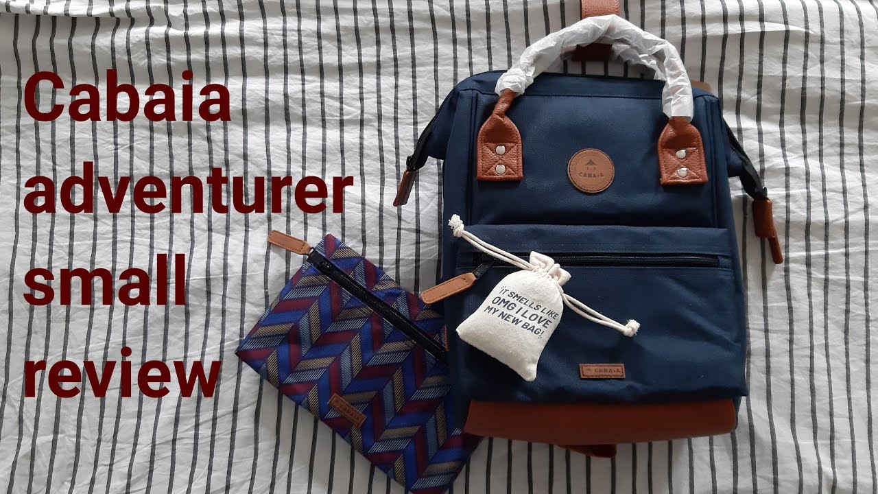 Review Cabaia Adventurer backpack small. A Happy Planner fits in it!!