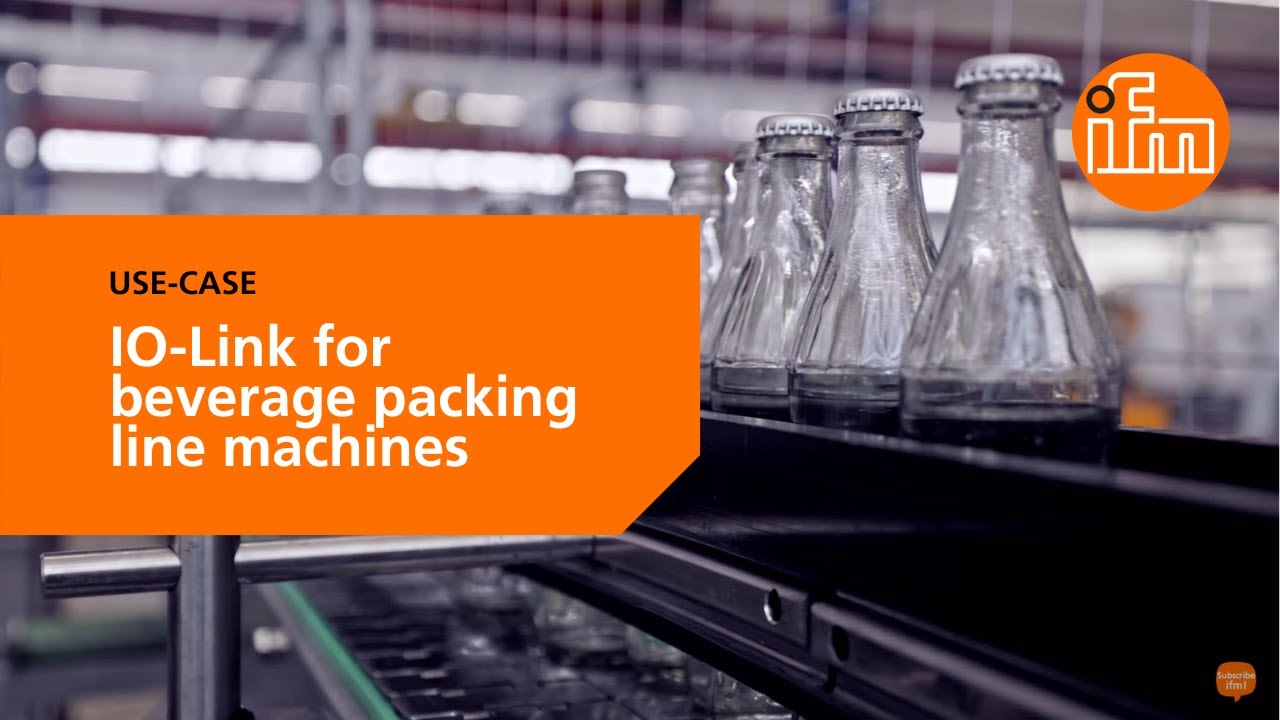 IO-Link technology for food and beverage packaging line machines [Use-Case]