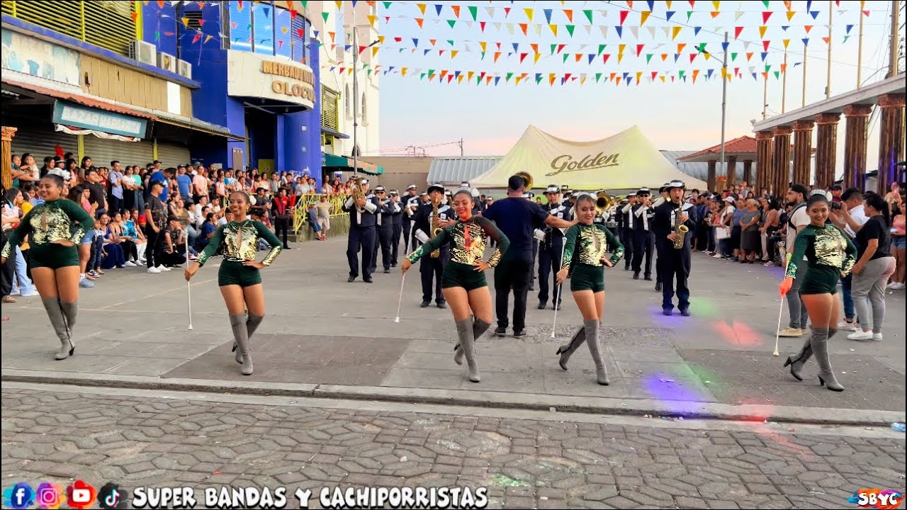 Delta Music Band en Desfile de Correo de Olocuilta.