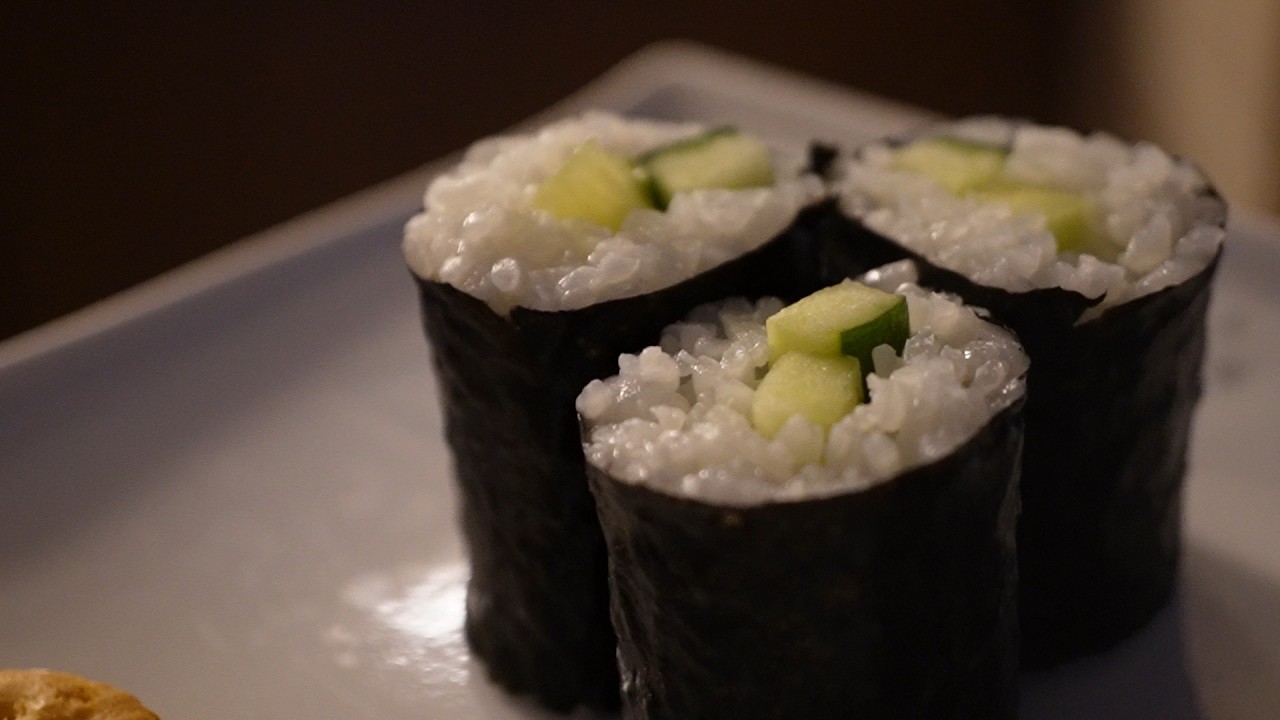 【プチ革命】河で釣ったアレでかっぱ巻きを作る！