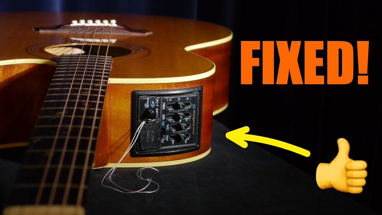 Dead Takamine Guitar Preamp: Easy DIY Repair